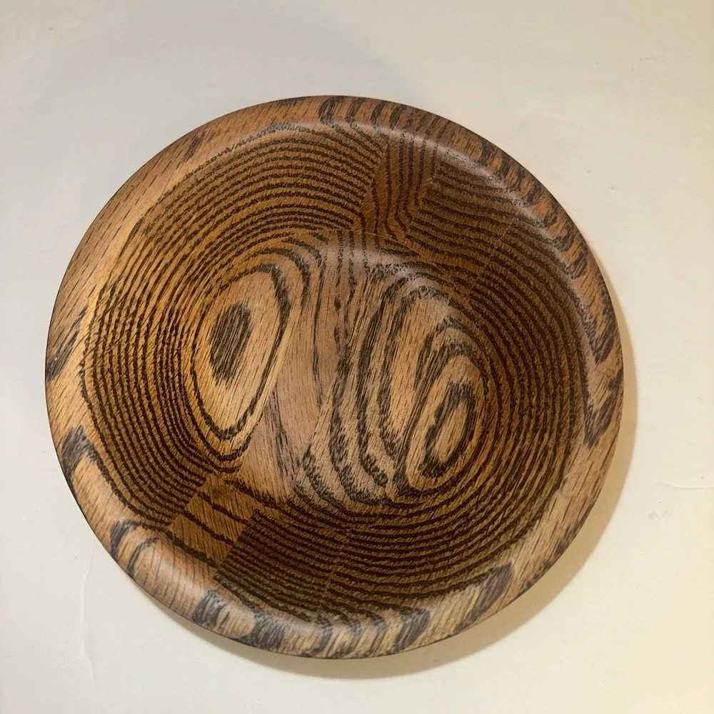 Quality Heirloom Rustic Oak Wooden Salad Bowls Set of  4 VTG in Lebanon MO